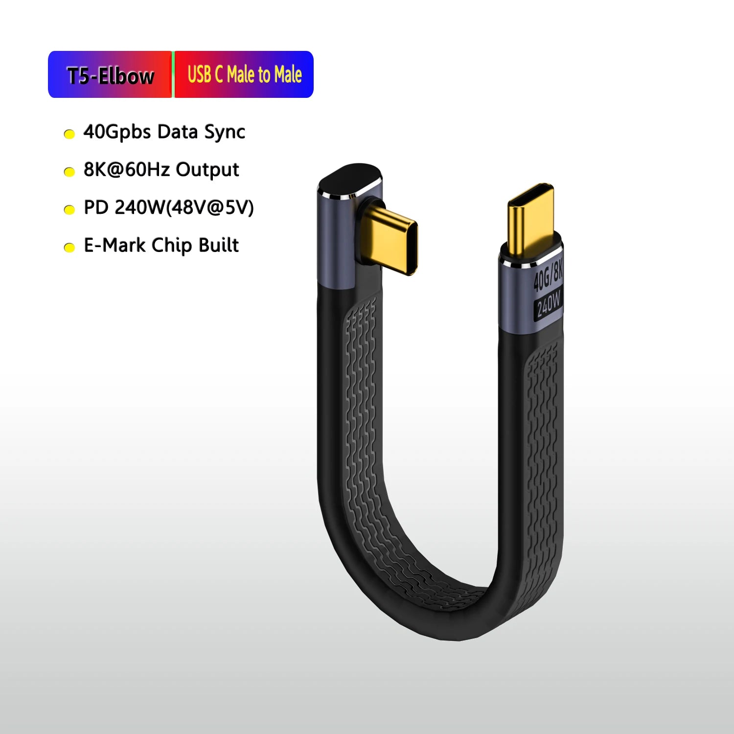 UltraCharge Pro USB-C 40Gbps Fast Charging Cable