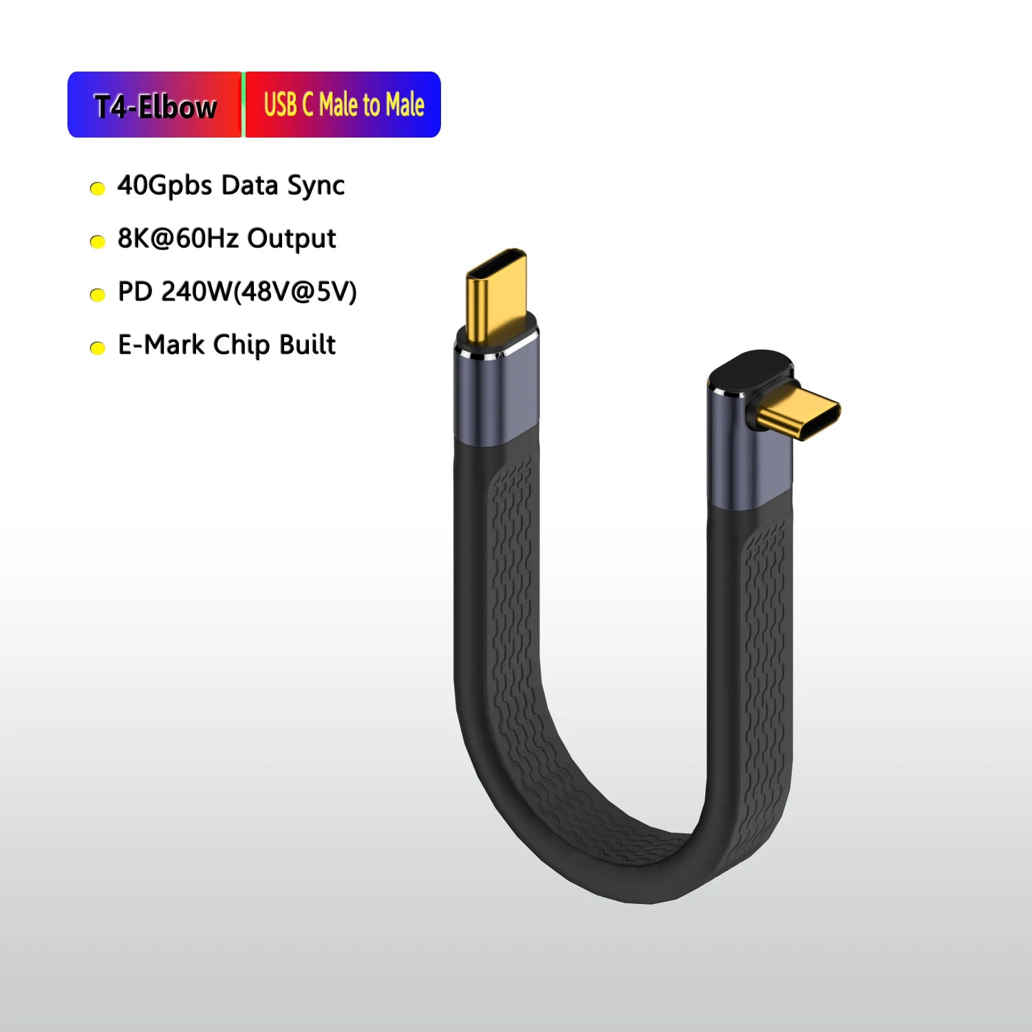 UltraCharge Pro USB-C 40Gbps Fast Charging Cable