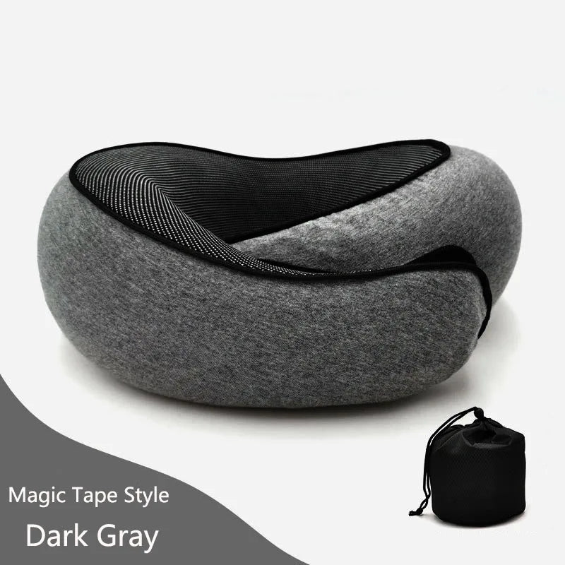 Ergonomic Memory Foam Travel Neck Pillow