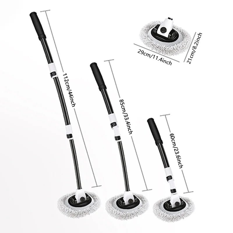 SEAMETAL 15 Degree Bend Car Cleaning Brush - Extendable and Flexible for Perfect Cleaning